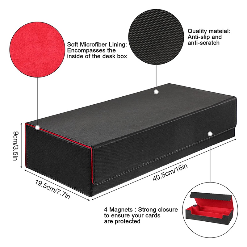 Hộp Đựng Thẻ Từ Tính 550+ Mtg Cho Yugioh