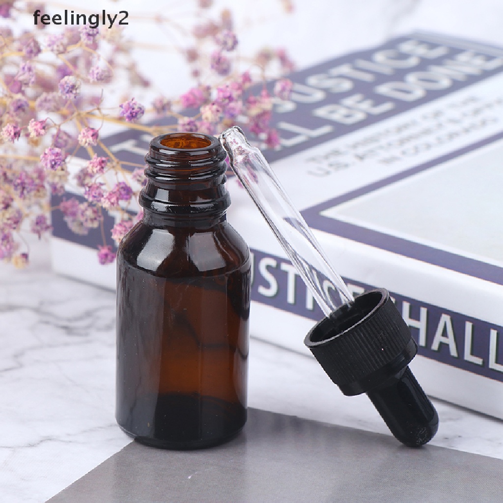 [Hàng mới về] Chai thủy tinh rỗng 5 / 10 / 15 / 20 / 30ml đựng tinh dầu tiện dụng