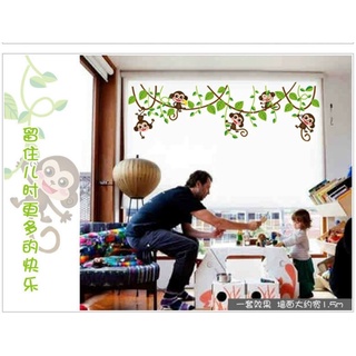 Decal dán tường vườn thú