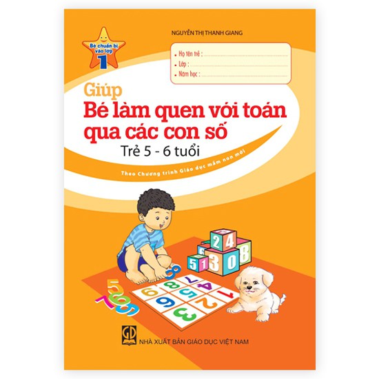 Sách Giúp bé làm quen với toán qua các con số (5 6 tuổi)