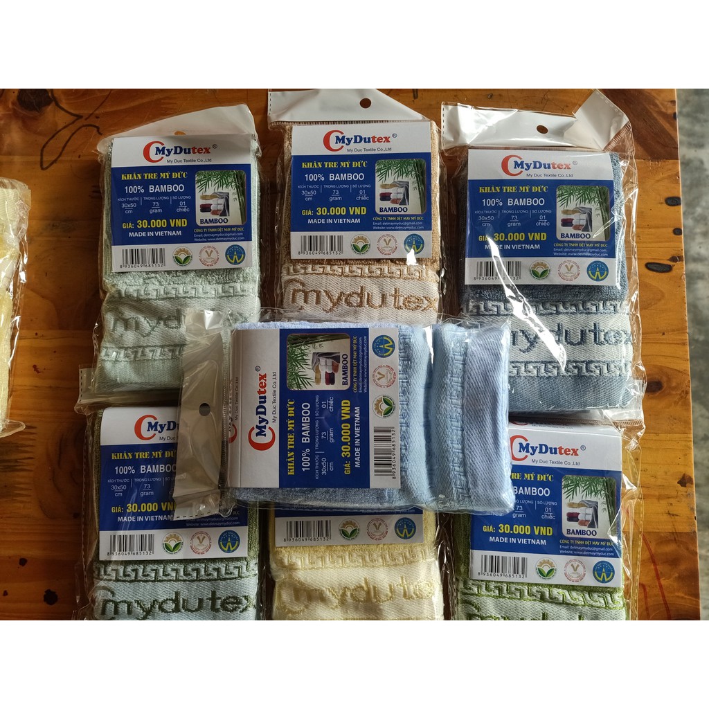 Khăn lau mặt 100% cotton hàng xuất khẩu