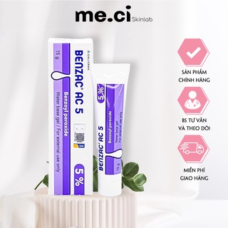Kem chấm mụn Benzac AC 5 5% giảm sưng đỏ và dưỡng da khỏe mạnh 15g