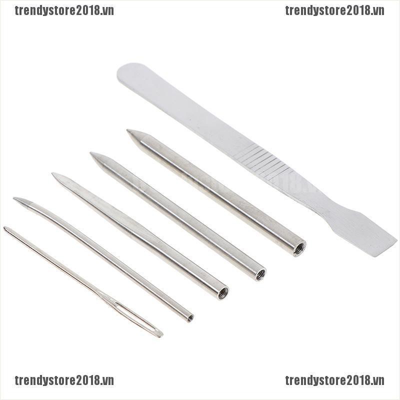 Set 6 kim đan dây dù bằng thép không gỉ chuyên dụng