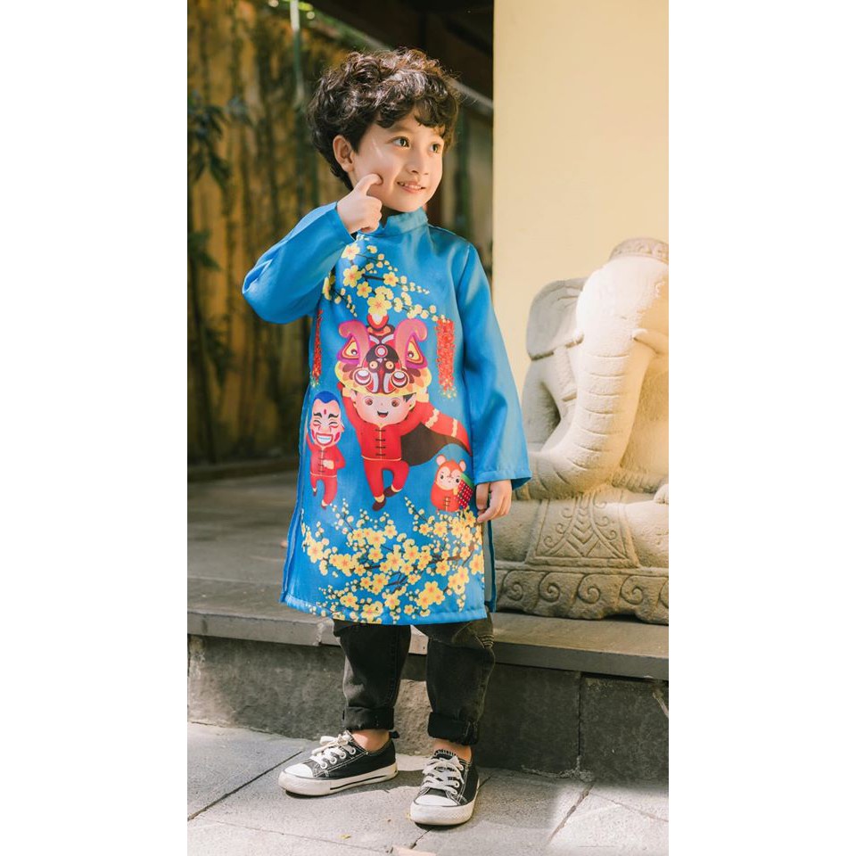 🌈HAI MẪU ÁO DÀI BÉ TRAI CHUẨN MEN ĐẸP DÃ MAN