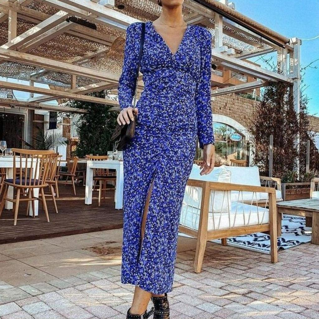 Đầm Bershka authentic vải thun gân