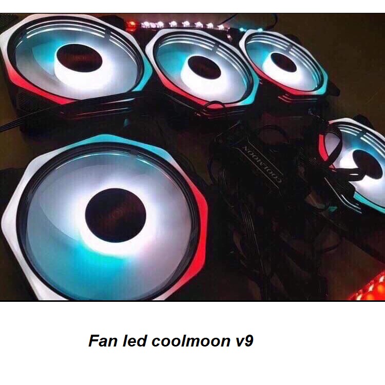 Fan led Coolmoon V9