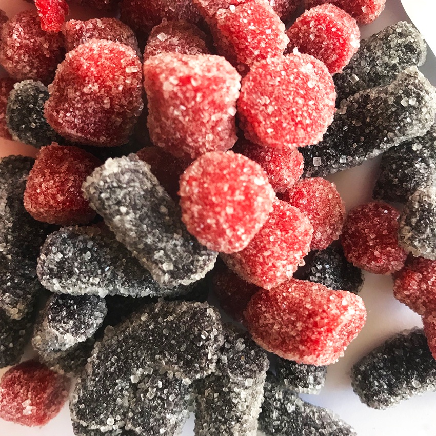 Mix 500gram Kẹo Dâu Tây Dâu Tằm thương hiệu Rồng Con