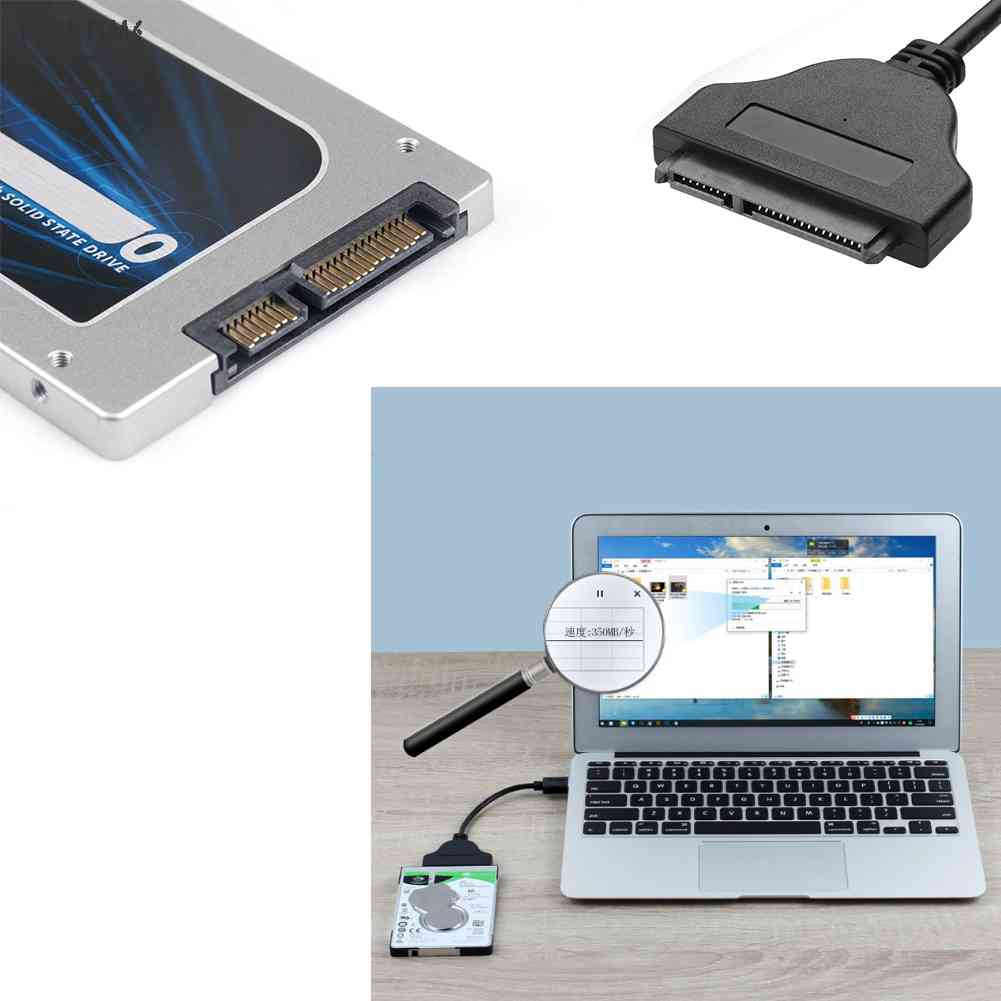 Cáp ChuyểN USB 3.0 Sang SATA 3 6Gbps, Hỗ Trợ Ổ CứNg SSD 2.5 Inch
