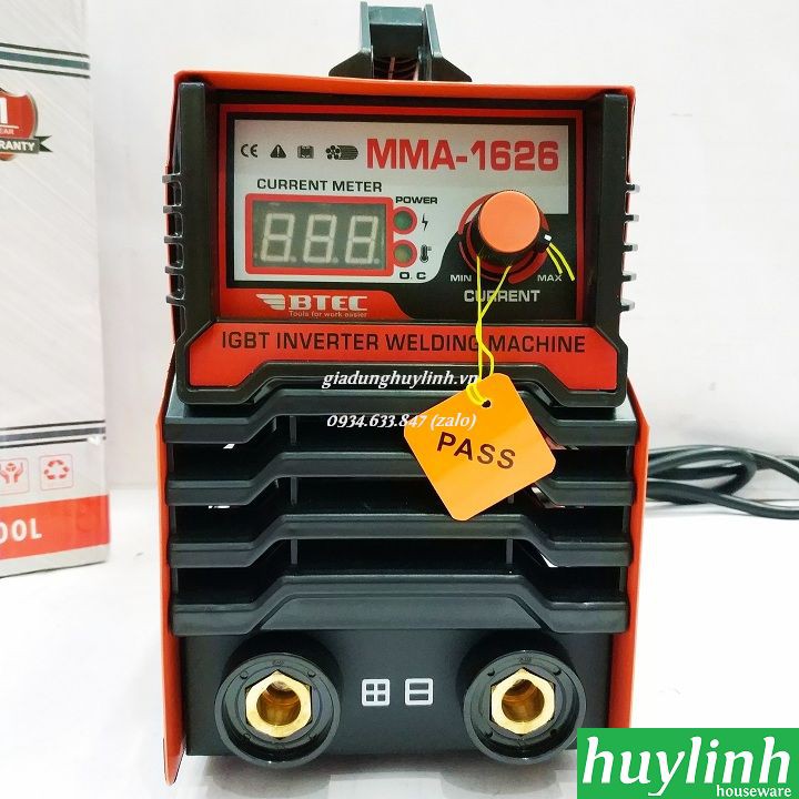 Máy hàn điện tử Btec MMA-1626