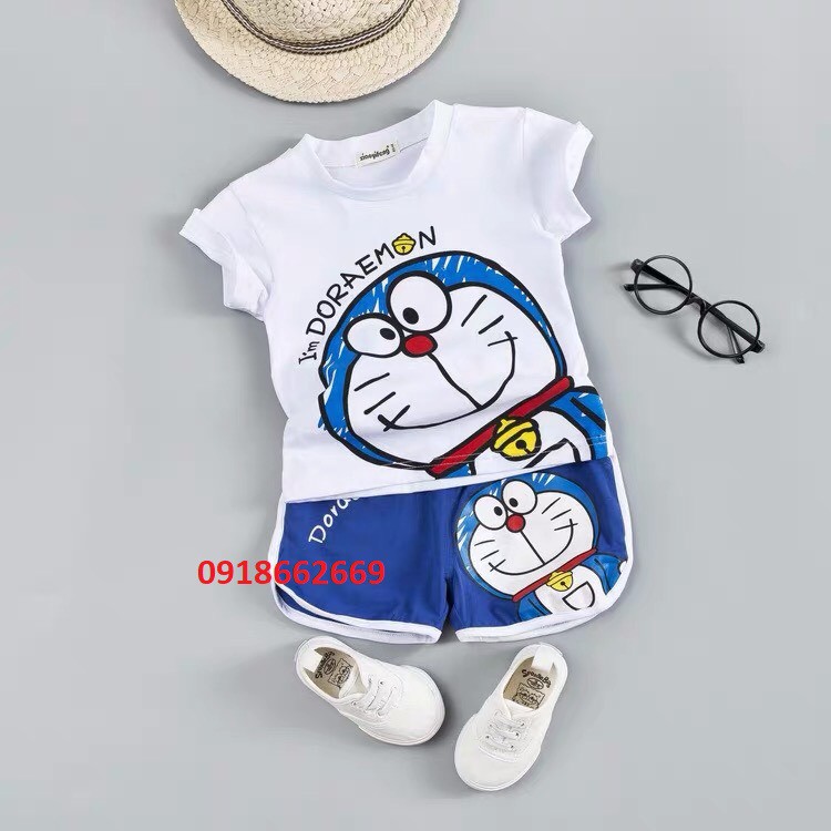 [Mã SKAMCLU8 giảm 10% cho đơn từ 100K] Quần áo bé trai bộ hè ( sét cá mập) cotton 4c size 5-20kg