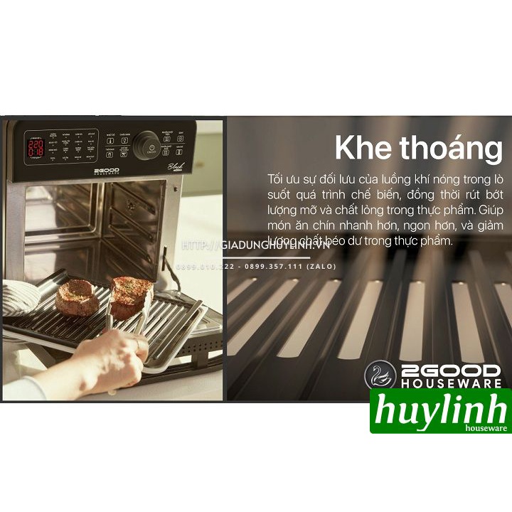 Khay nướng bít-tết (beefsteak) cho nồi chiên 2Good S20 - Olivo AF15