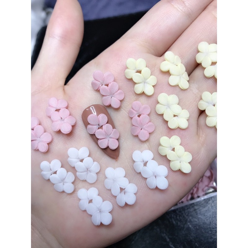 hoa bột nail- phụ kiện nail- hoa mai kép