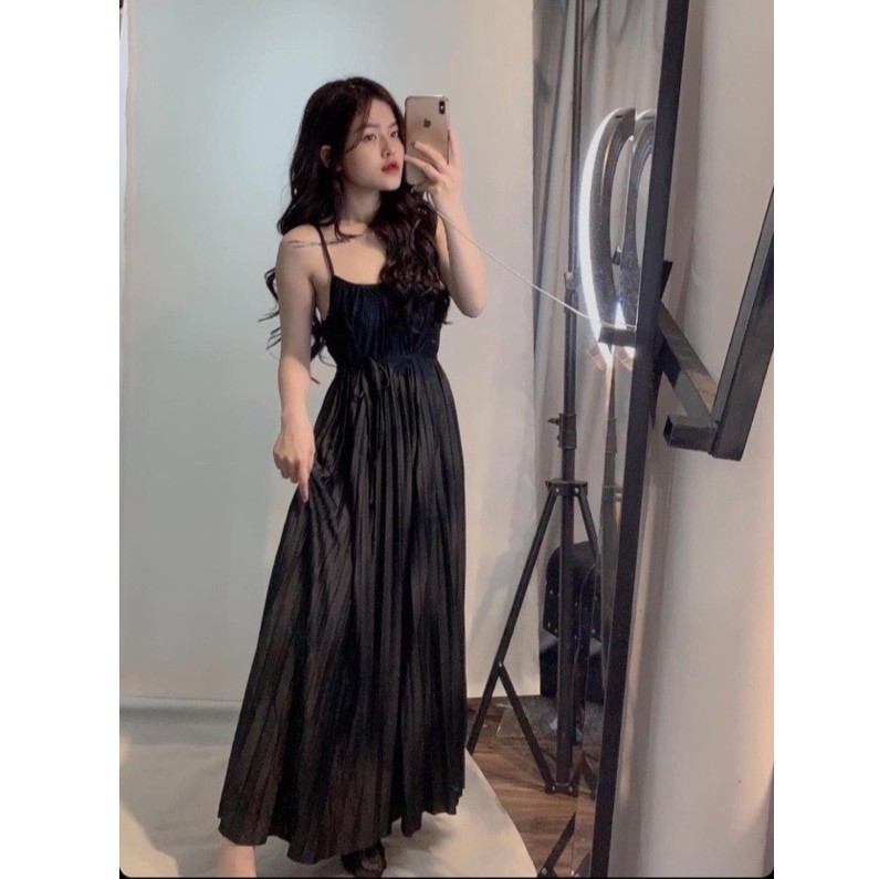 Maxi 🏝 ĐẦM XẾP LI 🏝 Kiểu dáng Quý Phái, Sang Trọng Lịch Sự