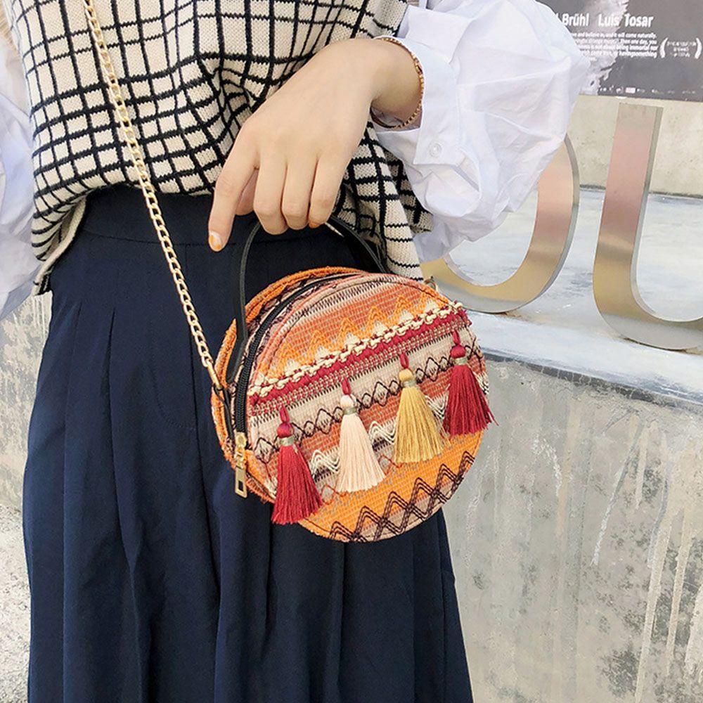 LANSEL Túi Đeo Chéo Đan Mây Thủ Công Thời Trang Đi Biển