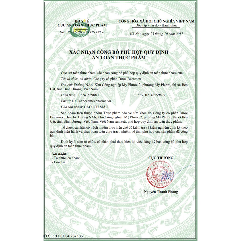 Cao ích mẫu OPC ( chai 100ml, chai 180ml )