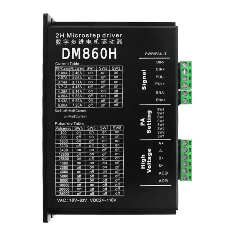 Động Cơ Bước DM860H 7.2A DC24-80V 200 Cho Nema 23.34 Series CNC