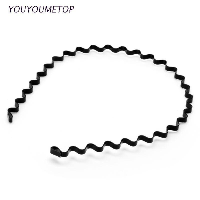 Cài tóc gợn sóng màu đen thời trang dành cho nữ