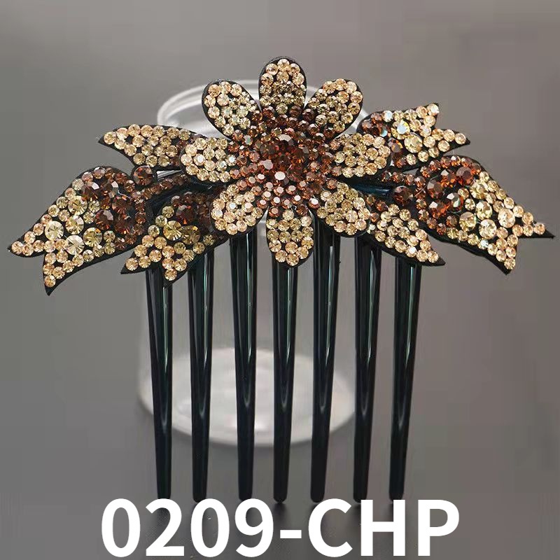 Cài Tóc Đính Đá Hình Hoa Xinh Xắn Chống Trượt Phong Cách Hàn Quốc Mới