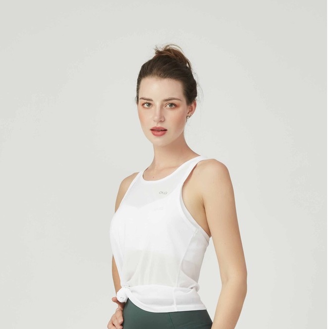 Áo tập Nữ BIKINI PASSPORT kiểu tanktop- màu Trắng - BG094_WH