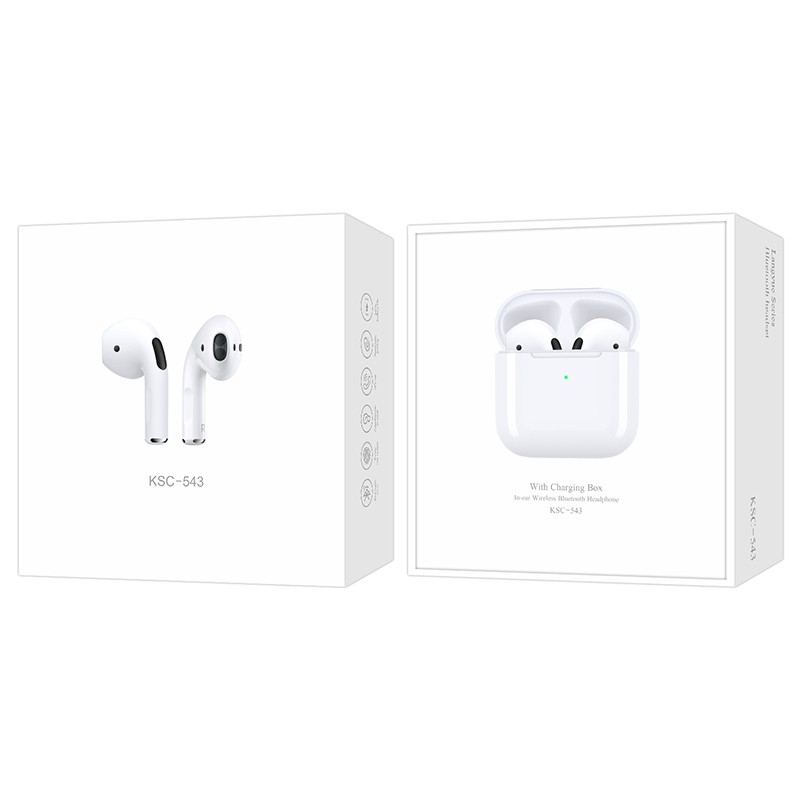 Tai nghe bluetooth ⭐FREE SHIP ⭐ chính hãng KAKU kiểu dáng Airpods 4 Kaku mã KSC-543 - BH 12 tháng | BigBuy360 - bigbuy360.vn