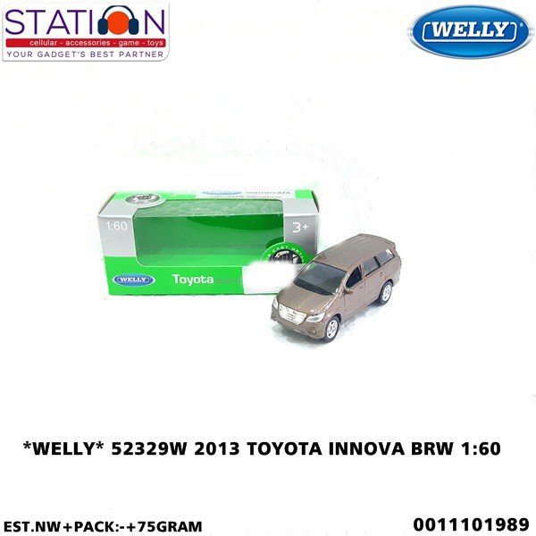 Welly Phụ Kiện Chuyên Dụng Cho Xe Hơi Toyota Innova Brwon 1- 60 Welly 52329w 2013