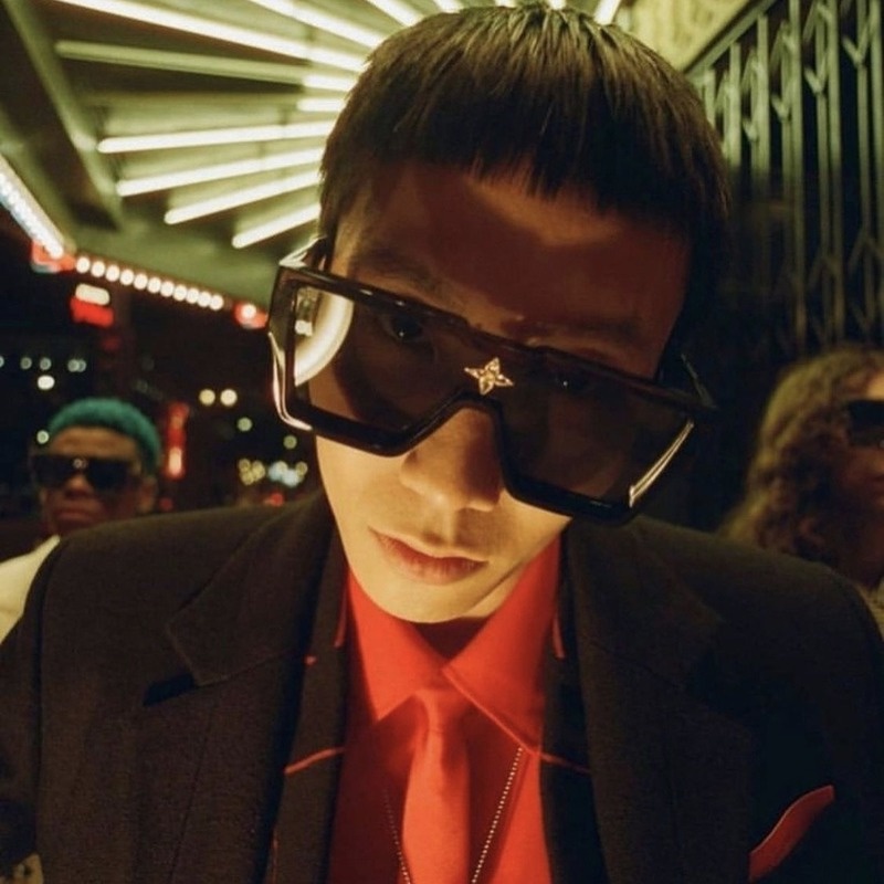 Kính Mát Gọng Vuông Cỡ Lớn Thời Trang Cho Nam Và Nữ