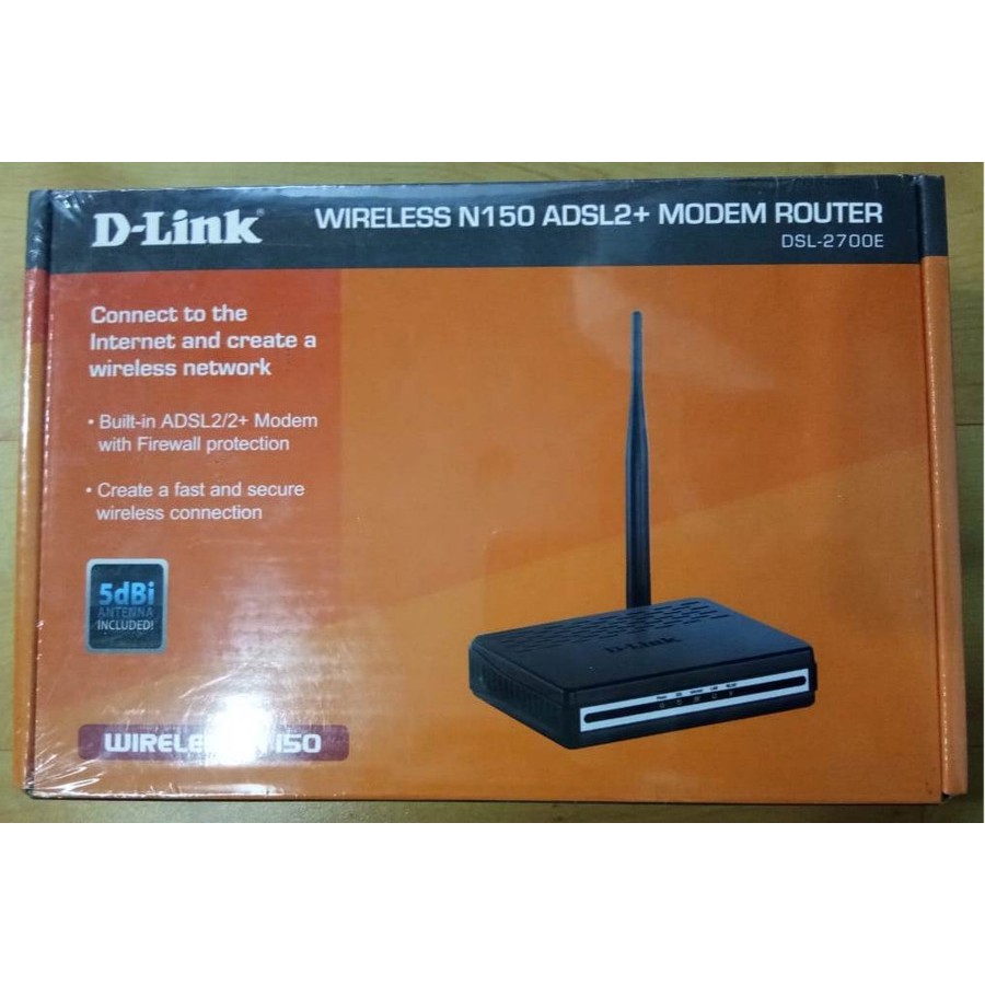 Thiết Bị Phát Wifi Dlink Dsl-2700E Adsl N150 + 1 Cổng