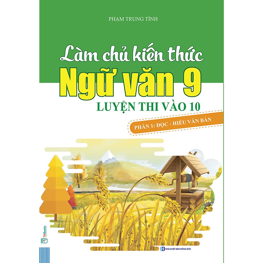 Sách - Combo Làm Chủ Kiến Thức Ngữ Văn 9 phần 1+ phần 2 ( Tặng kèm bookmark )