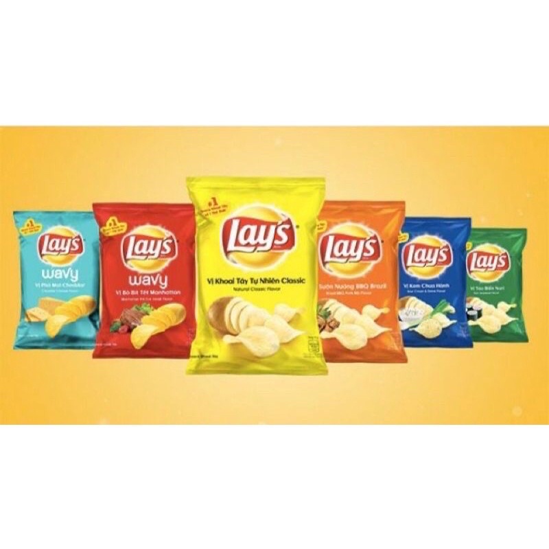 Snack Khoai tây lát Lays Stax lon 160g