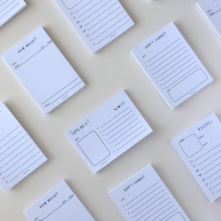 Giấy ghi chú đơn giản HOW MUCH - Notepad