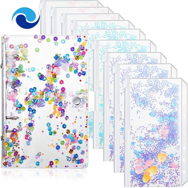 Set 10 túi đựng giấy A6 có tay cầm tiện dụng cho trường học/ văn phòng