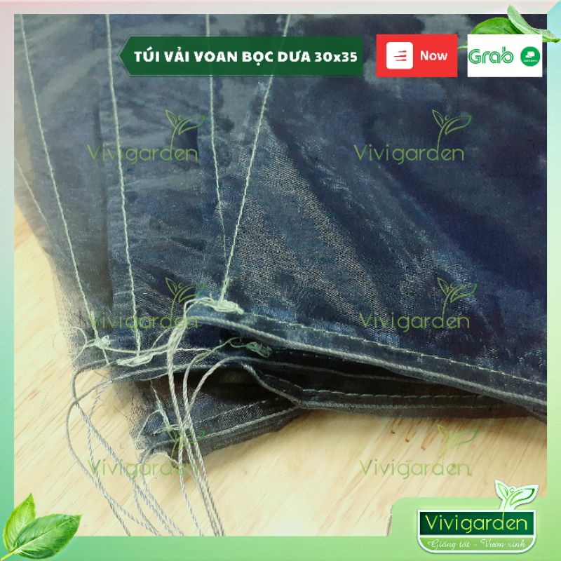 Combo 10 túi voan (màu ngẫu nhiên) size 30x35cm bọc trái cây, bọc dưa lưới, dưa lê, bưởi các loại dày dai chắc