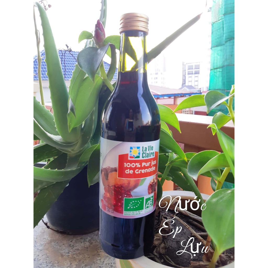 NƯỚC ÉP LỰU HỮU CƠ - PHÁP - 500ml