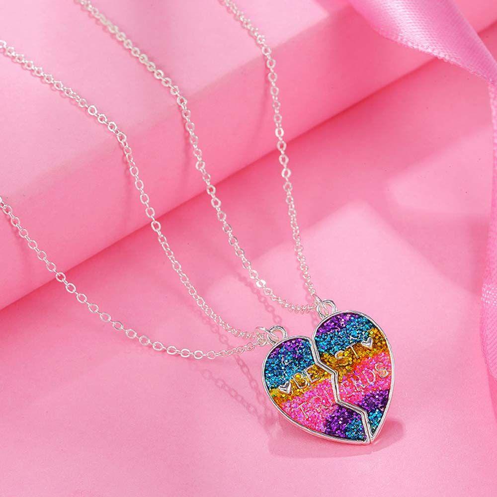 Mở rộng vòng cổ trẻ em đầy màu sắc men gradient koala love raccoon chuỗi mặt dây chuyền