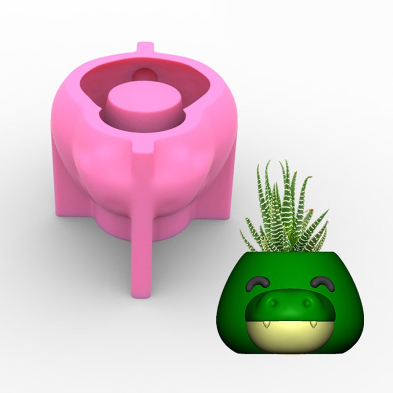 Khuôn Silicone Đổ Xi Măng Làm Chậu Hoa Kiểu Cổ Điển