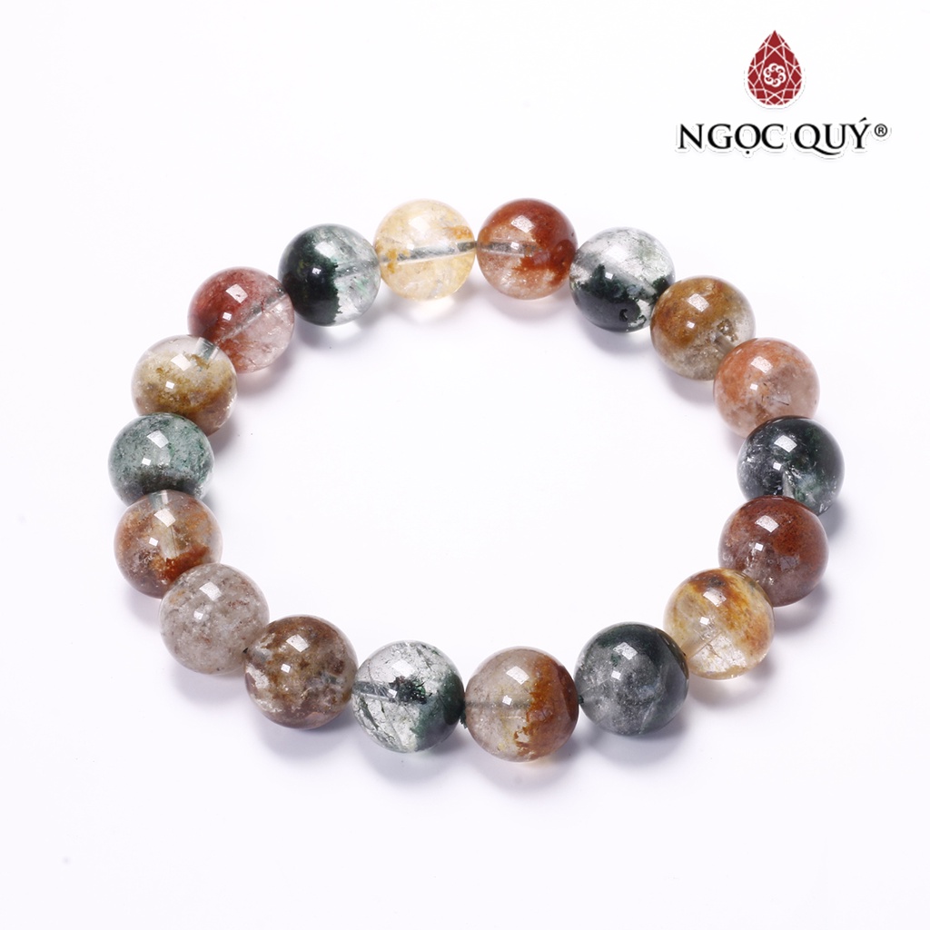 Vòng tay đá TA ưu linh đa sắc - Ngọc Quý