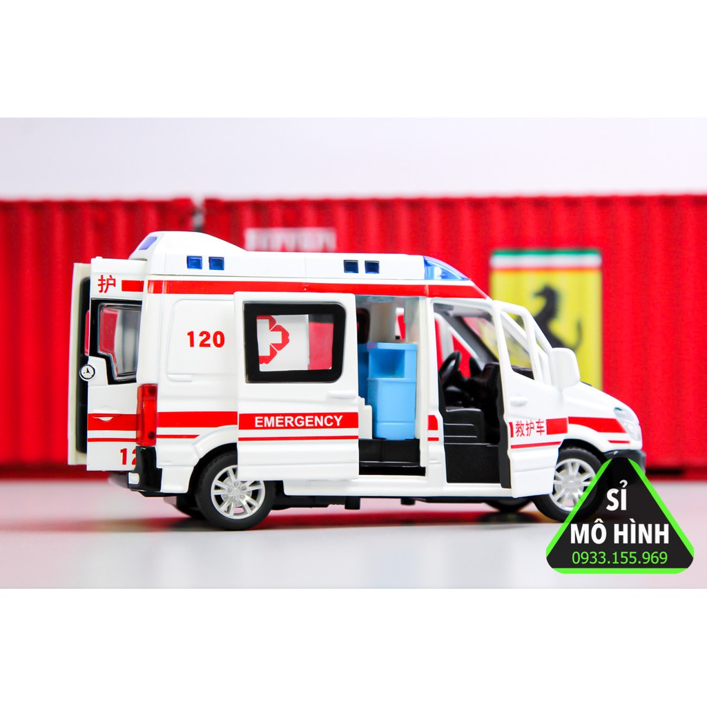 [ Sỉ Mô Hình ] Mô hình xe cứu thương xe cấp cứu Ambulance