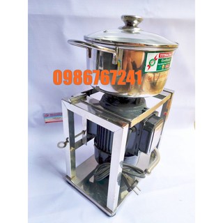 Máy xay thịt, tôm, cua, cá, giềng xả, tỏi ớt 1kg nồi 20 cm khung inox