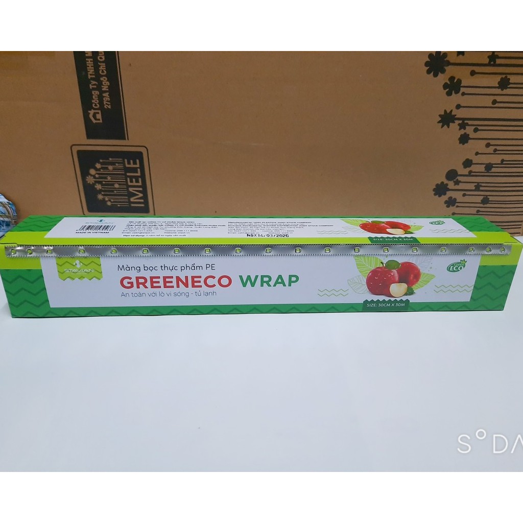 Màng Bọc Thực Phẩm Greeneco Wrap 30cm x 30m