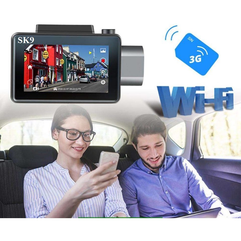 Camera hành trình cho xe hơi tích hợp xem trên điện thoại