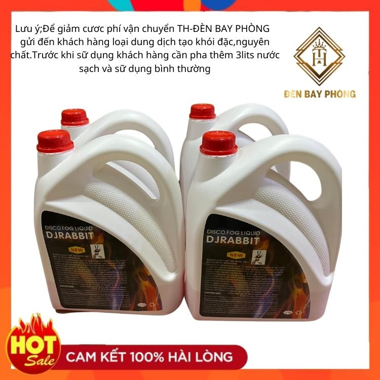 DUNG DỊCH KHÓI KHÔNG MÙI, nước khói DJ RABBIT  can 5lit nguyên liệu tạo khói sân khấu