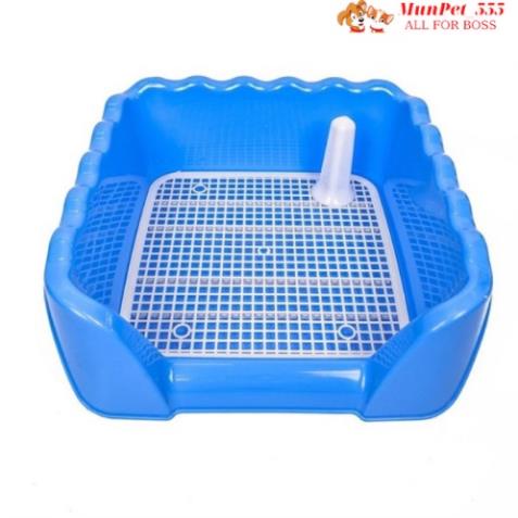 Khay vệ sinh cho chó thành cao bằng nhựa cứng và bền