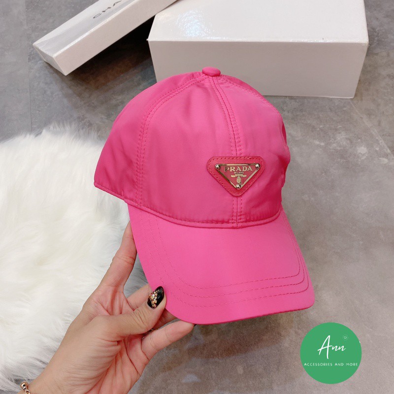 [SALE SỐC] Mũ lưỡi trai Prada mới, chất liệu vải gió 2 lớp cao cấp, bảng màu mới trẻ trung, hàng loại 1 full tag