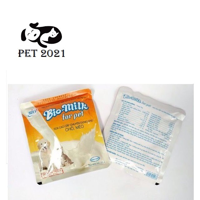 Sưa Cao Cấp BIO Milk Chuyên Dùng Cho Chó Mèo Gói 100g