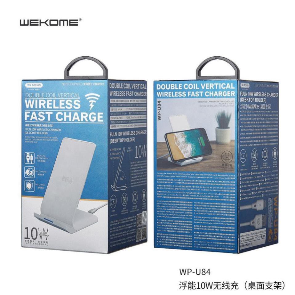 Đế sạc nhanh không dây kiêm giá đỡ điện thoại chính hãng WK 10W WP-U84 - Hot