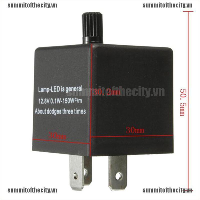 Rơ Le Đèn LED Tín Hiệu Điện Tử 3Pins 12V Cho Xe Hơi