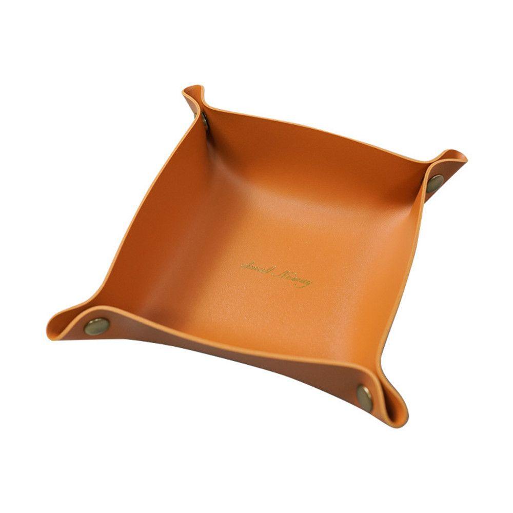 EUTUS Khay Đựng Trang Sức Bằng Da Gấp Gọn Tiện Dụng