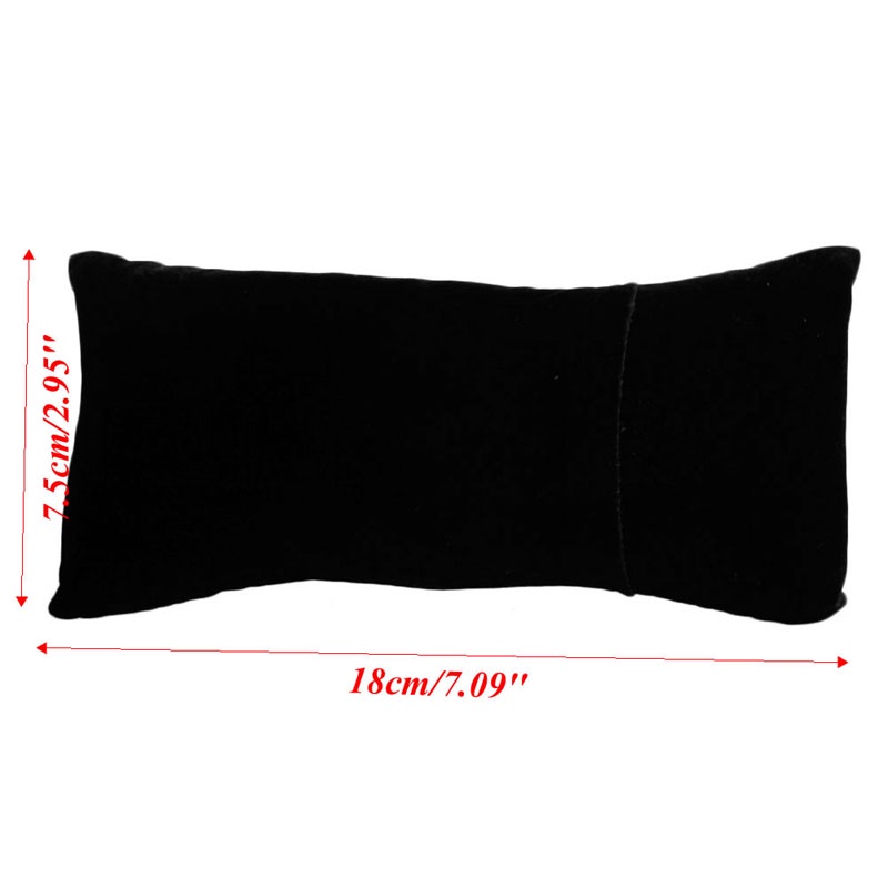 Gối Đệm Trưng Bày Trang Sức / Vòng Tay / Đồng Hồ Bằng Nhung Màu Xám Đen Sang Trọng Tiện Dụng