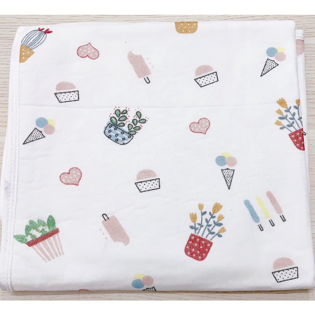 Lót Chống Thấm/Lót Thay Bỉm Sợi Tre Muslin Cho Bé Sơ Sinh 50x70cm Babibu - LCTM