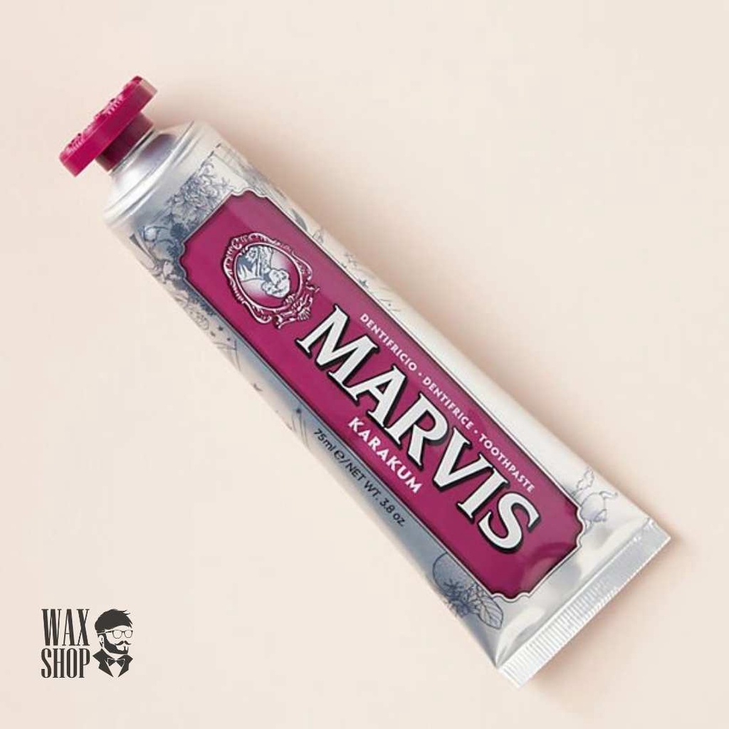 Kem Đánh Răng Marvis - Karakum Phiên Bản Limited Edition (Italia)  [Nội Địa Ý]   Giúp Làm Trắng Răng, Đánh Bật Mảng Bá